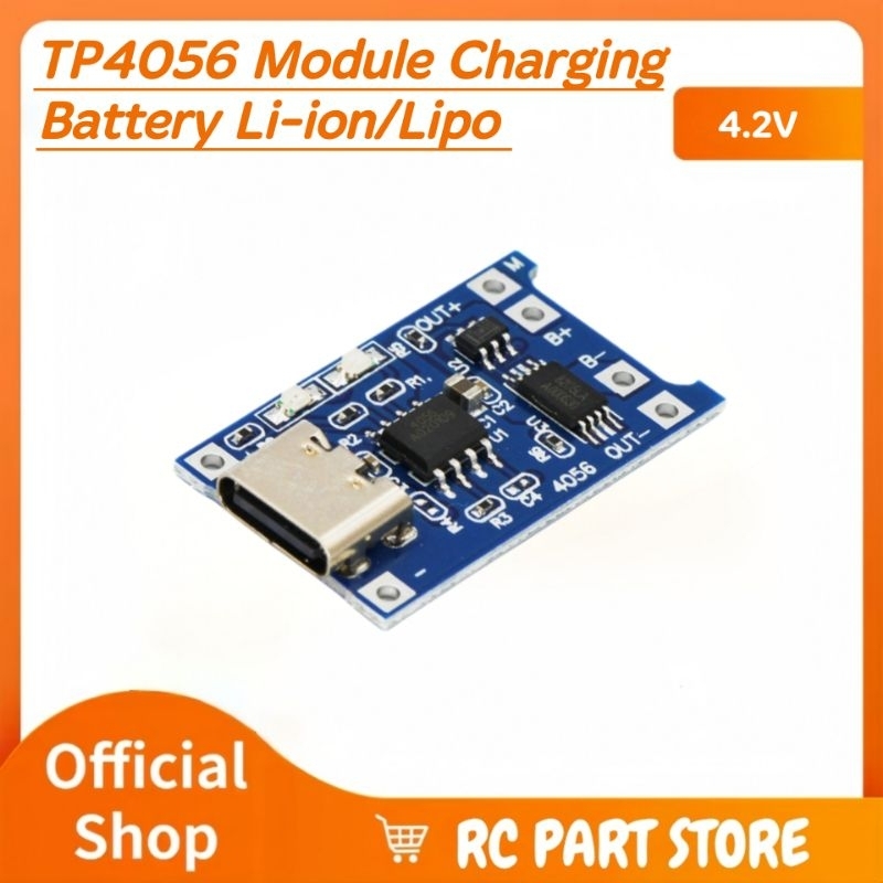 TP4056 Modul Charger Micro USB & Type C Full Protection TP4056 Type C Dan Micro USB Battery Charging