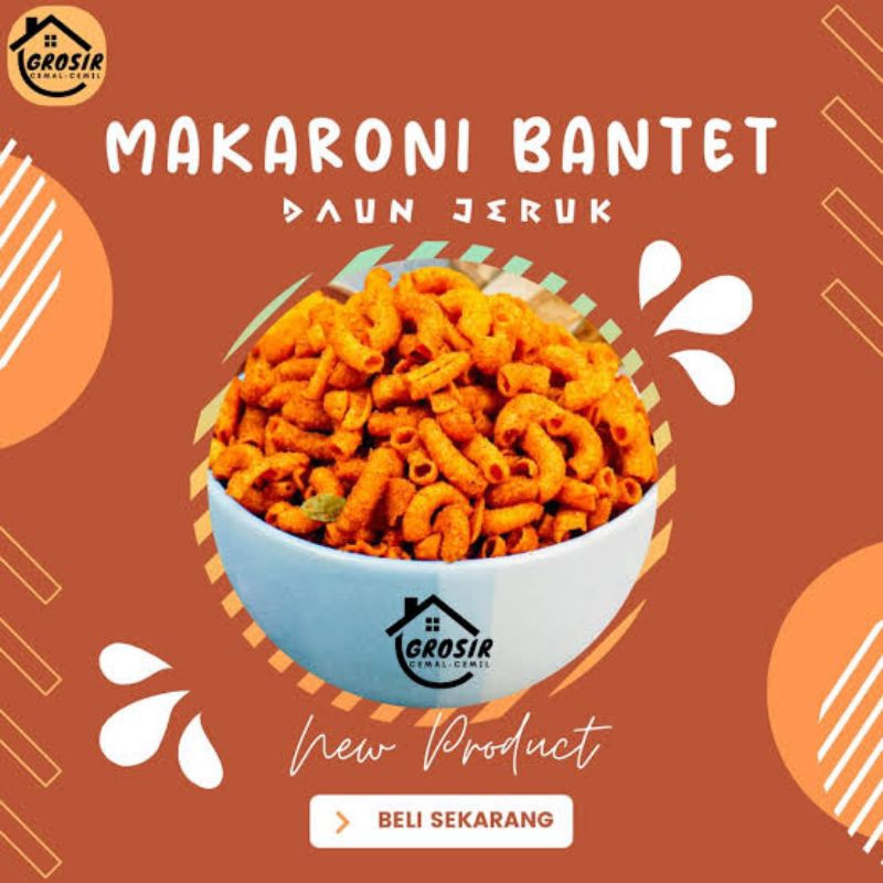 

Makroni bantet daun jeruk kemasan kecil 50gram