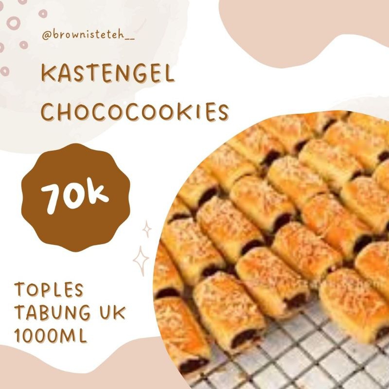 

KASTENGEL CHOCO COOKIES TOPLES TABUNG 1000ML