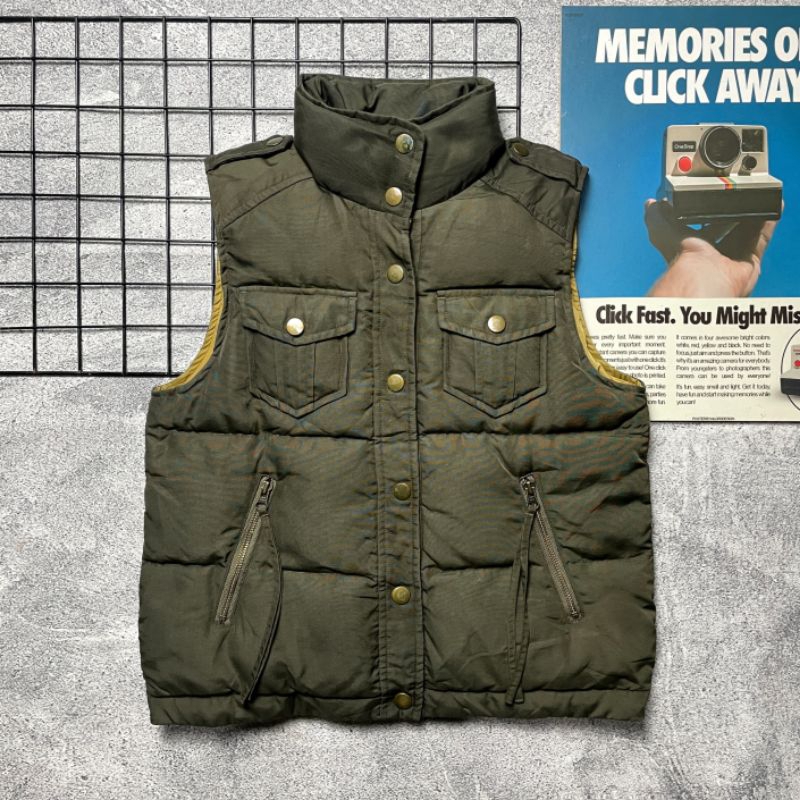 ROMPI VEST BULANG UNIQLO SECOND ORIGINAL, VEST TACTICAL, ROMPI UNIQLO, VEST GELEMBUNG.