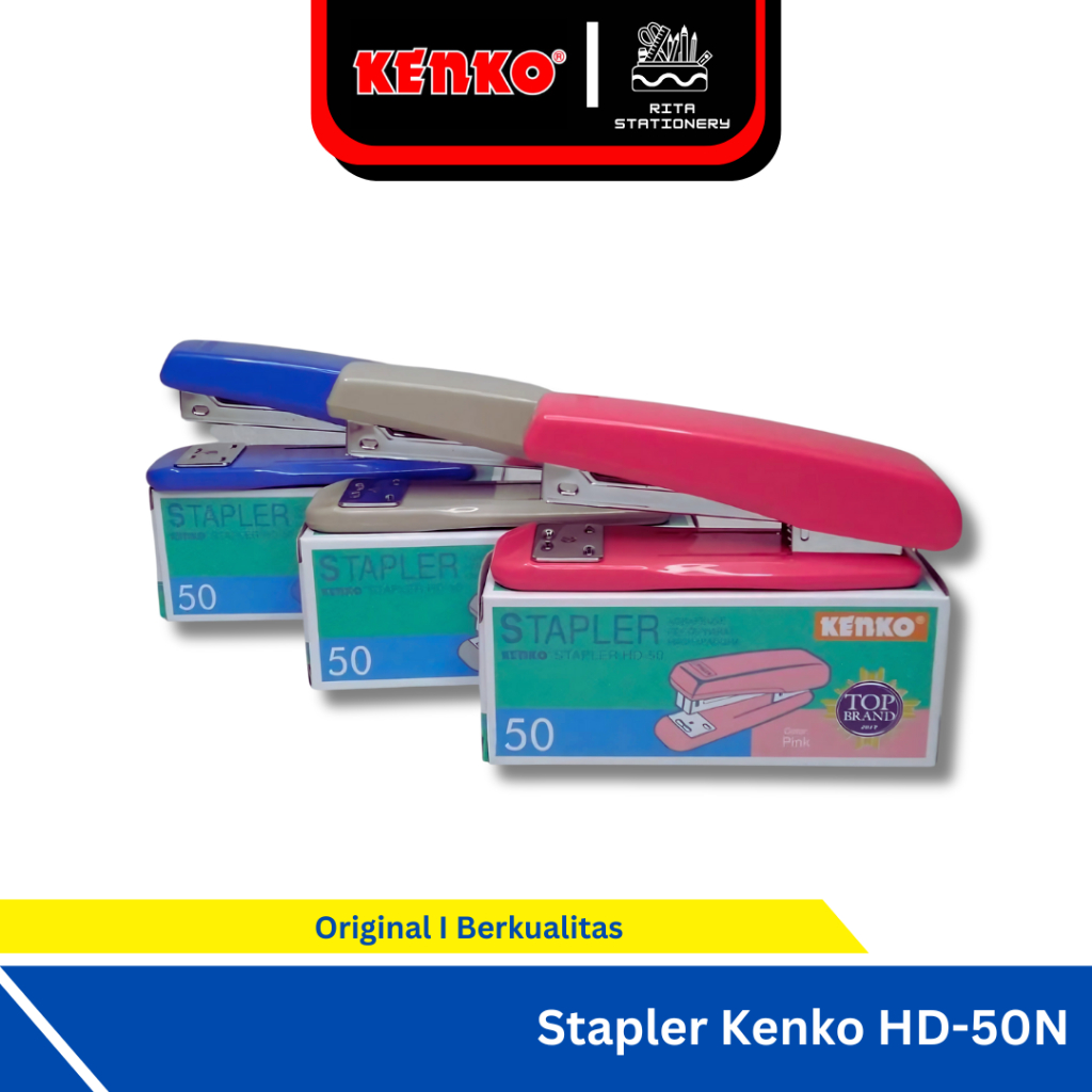 

Kenko Stapler Besar Kertas / Staples / Jepretan HD - 50N