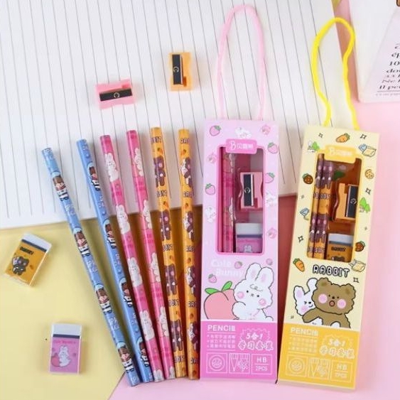 

MAWBELI [FREE STIKER] Set Stationery Anak 5in1 Mini Gift Paket Alat Tulis Lengkap Karakter Doraemon Hello Kitty Cars Girls Kekinian Imut Banget Hijau Biru Merah Pink Cocok Buat Mini Gift Anak-anak Dengan Karakter Yang Imut Gift Kado Hadiah Paket Menulis