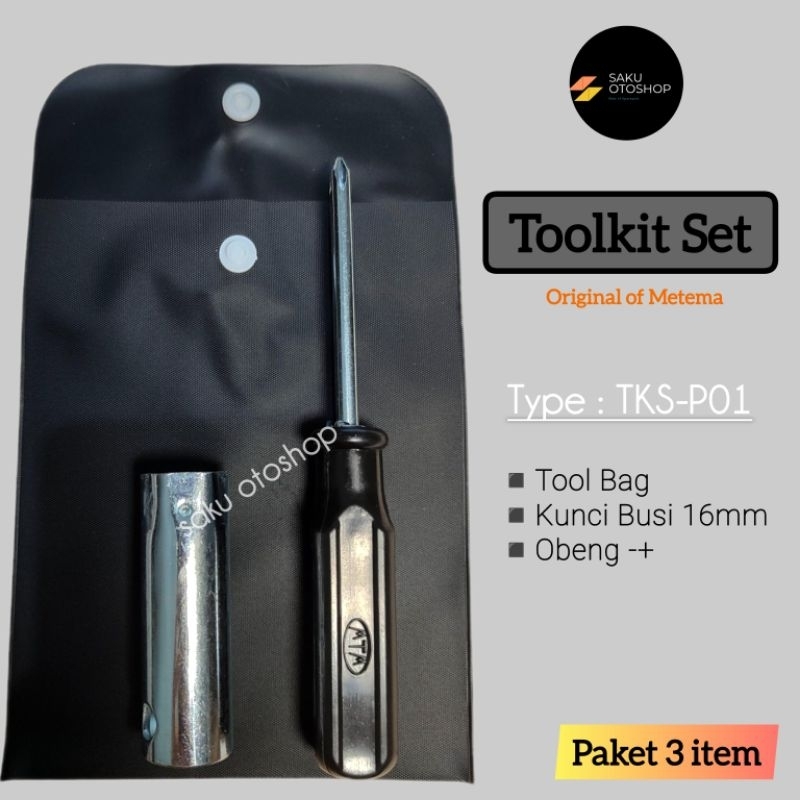 DISKON TOOLKIT MOTOR SET/KUNCI MOTOR LENGKAP BEBEK DAN MATIC /KUNCI BUSI /KUNCI PAS/TANG/OBENG/