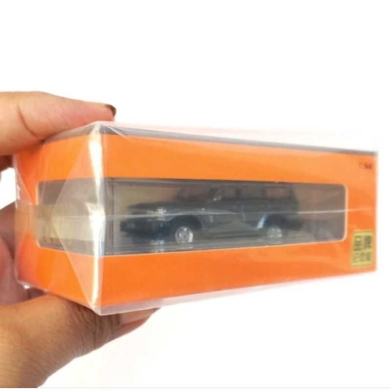 gcd toyota land cruiser 80 lc80 abu abu grey diecast 1/64 (t)