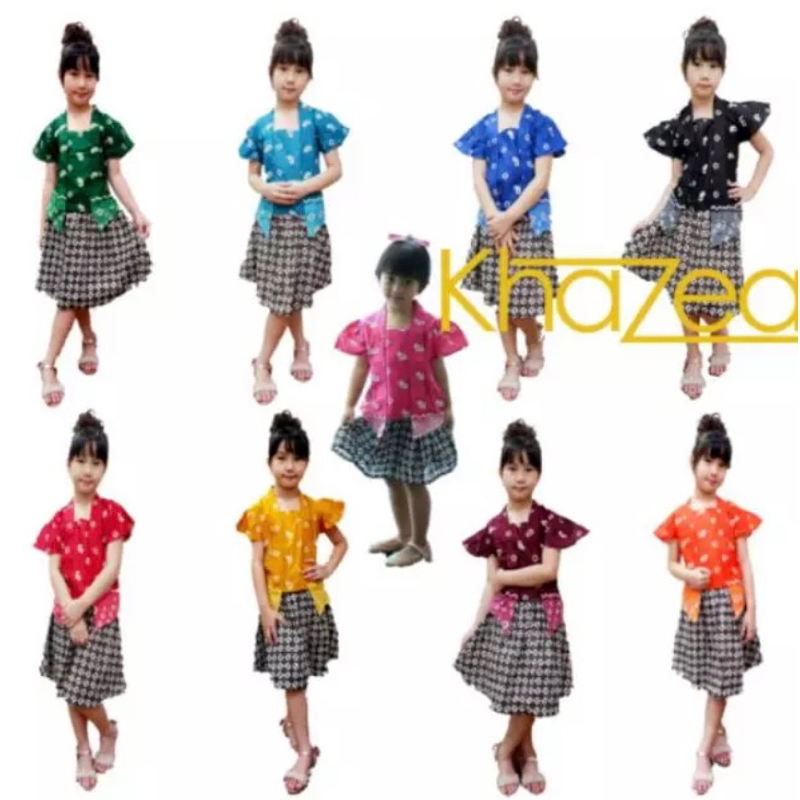 Kebaya Anak Batik KutuBaru Jumputan