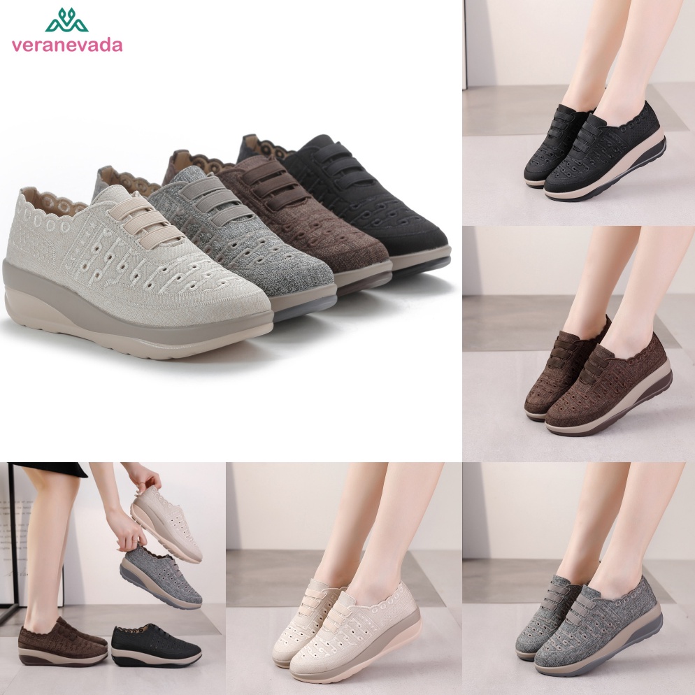55HARGA TERMURAAH Vera Nevada Sepatu Wedges Wanita Shoes VN1238