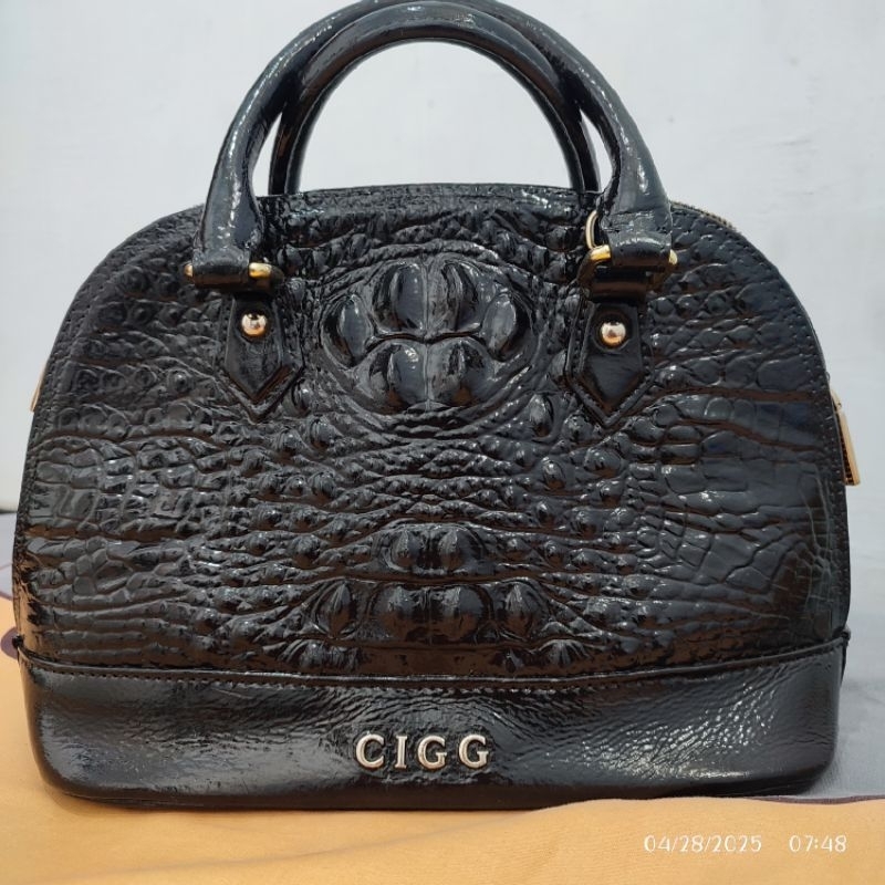 Tas Preloved kulit buaya asli original CIGG of Milano