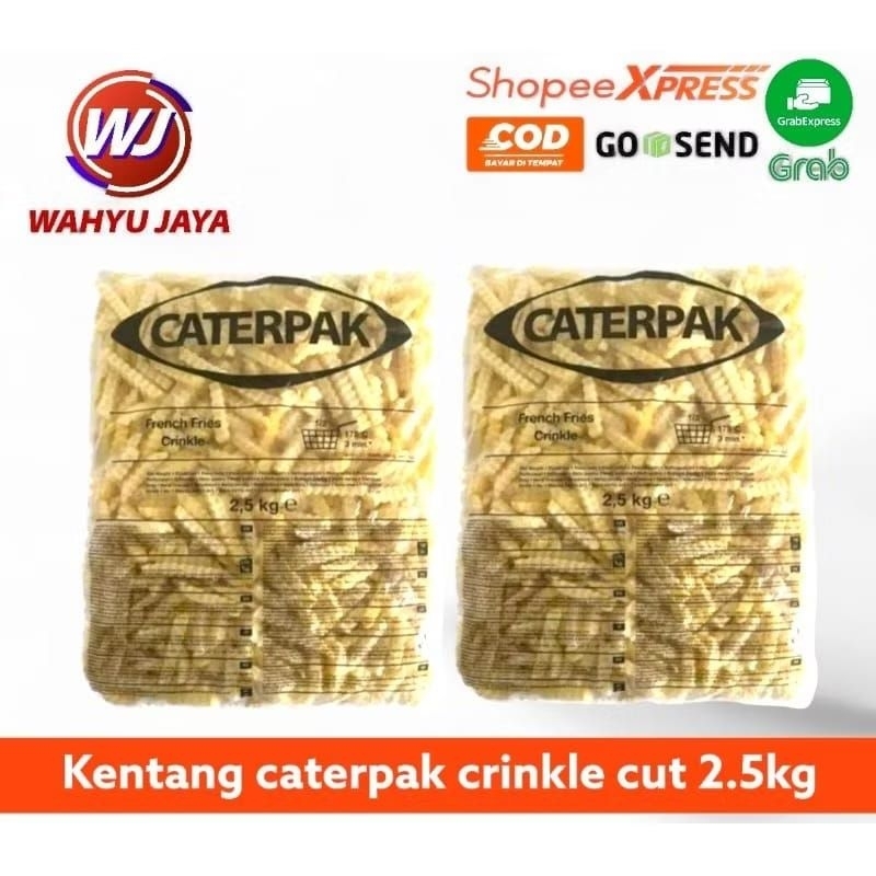 

Kentang caterpack cringkle cut 2.5kg