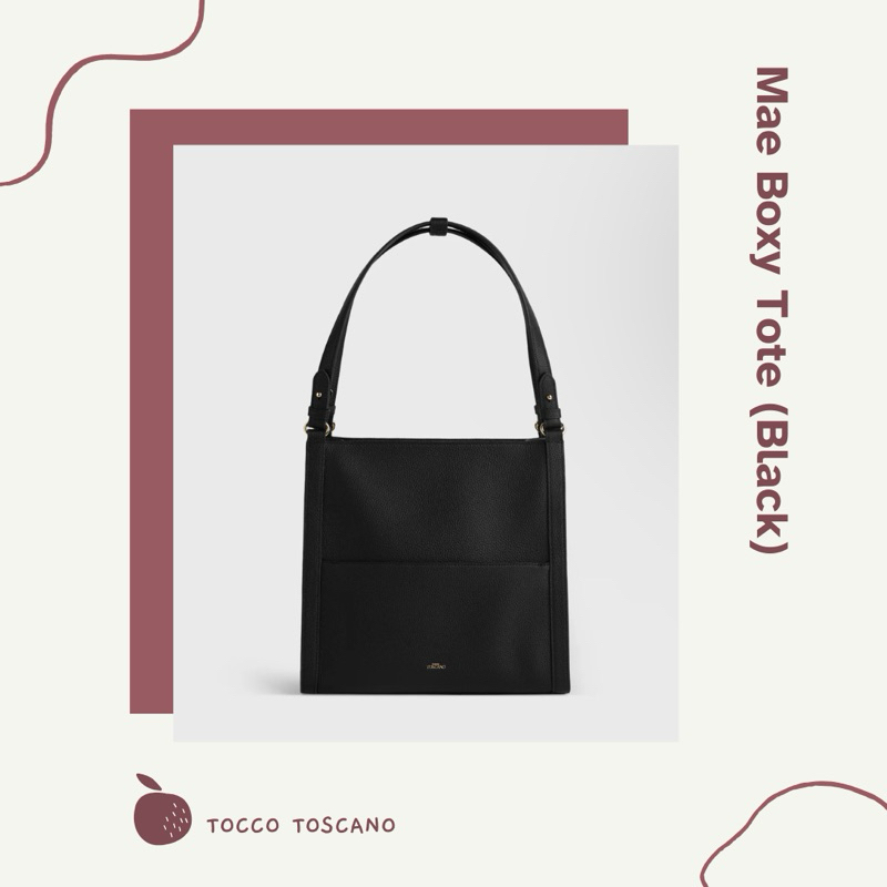 [PRE ORDER] TOCCO TOSCANO | Mae Boxy Tote - Black - Taupe - Olive | Original