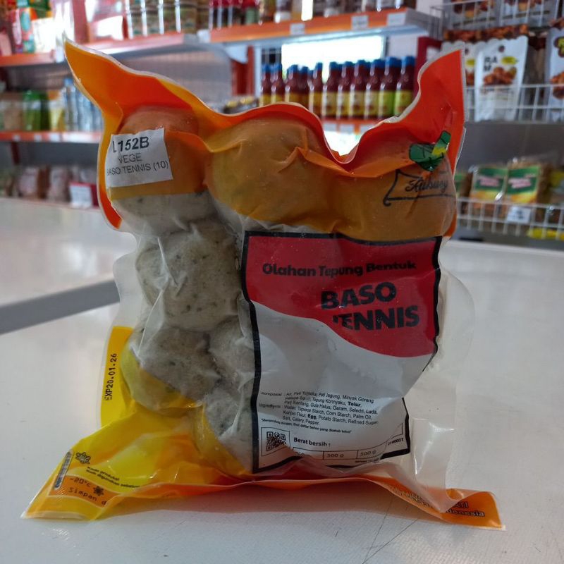 

[FROZEN][INSTANT ONLY]Ruhuey Bakso Tenis Vegetarian (Isi 10) 500g