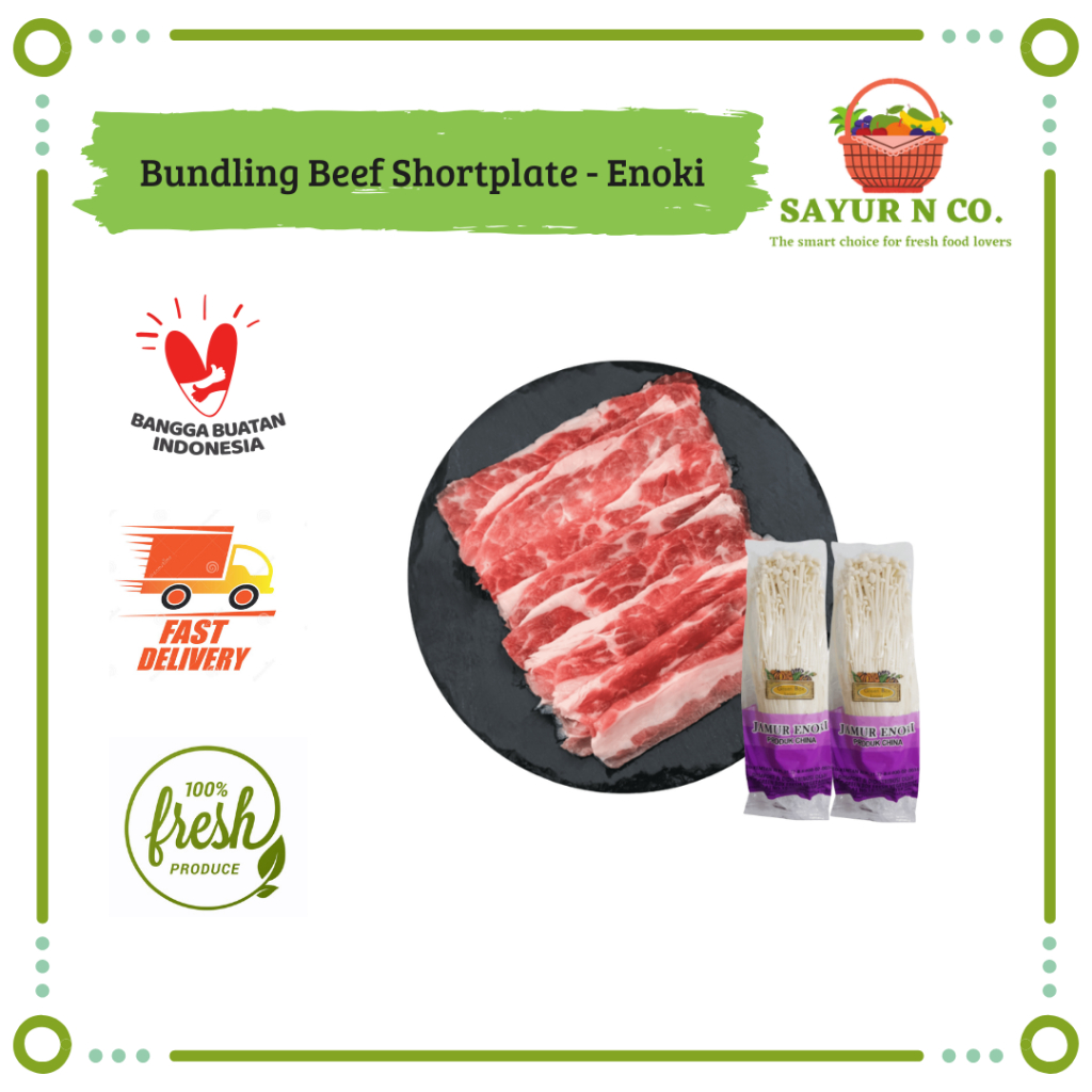 

Bundling Jamur Enoki - Beef Slice Shortplate | Sayur N Co Bekasi