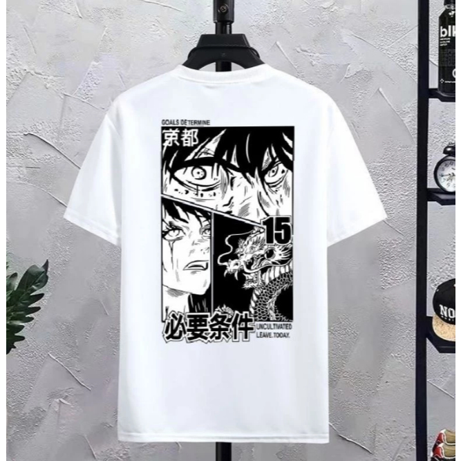 Kaos Pria Distro Gambar Anime Baju Kaos Cowok Anime|komi - White