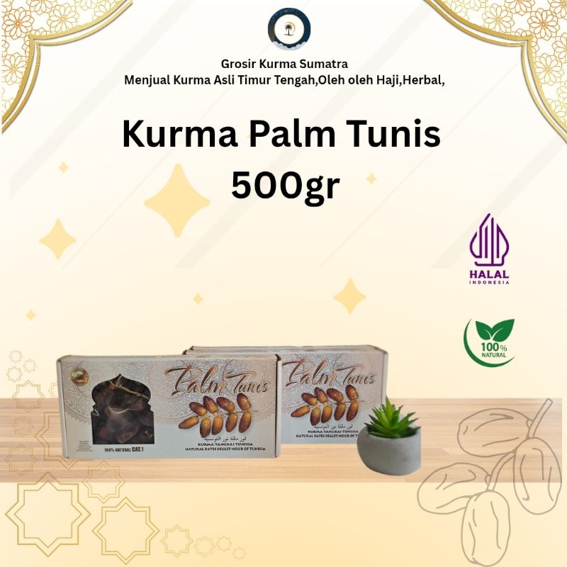 

Kurma Tunisia Palm Tunis 500gr - Kurma Timur Tengah