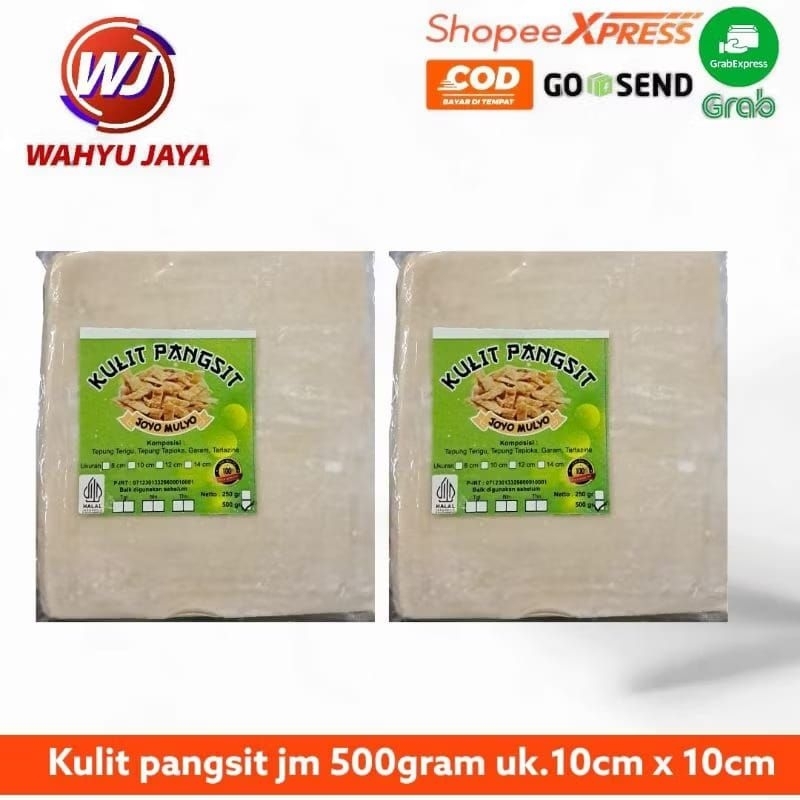 

kulit pangsit JM 500 gram uk 10x10