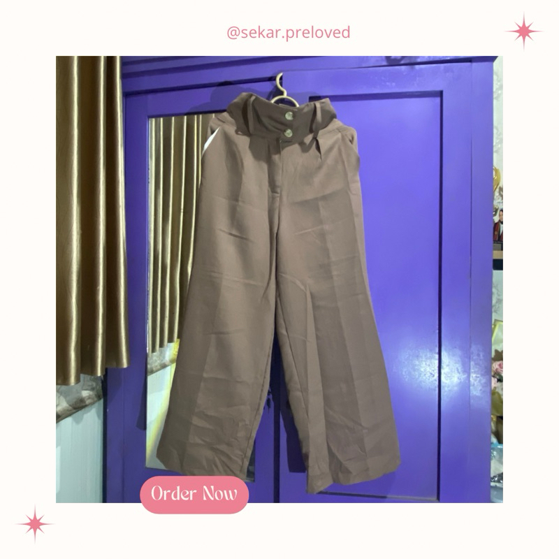 Preloved Kulot Warna Mauve