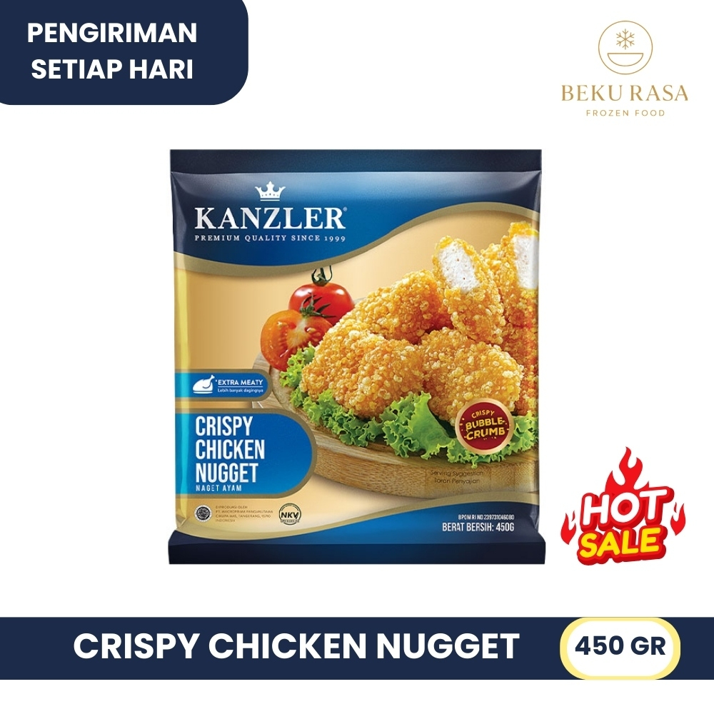 

KANZLER CRISPY CHICKEN NUGGET RASA AYAM CRUMB INSTAN 450GR