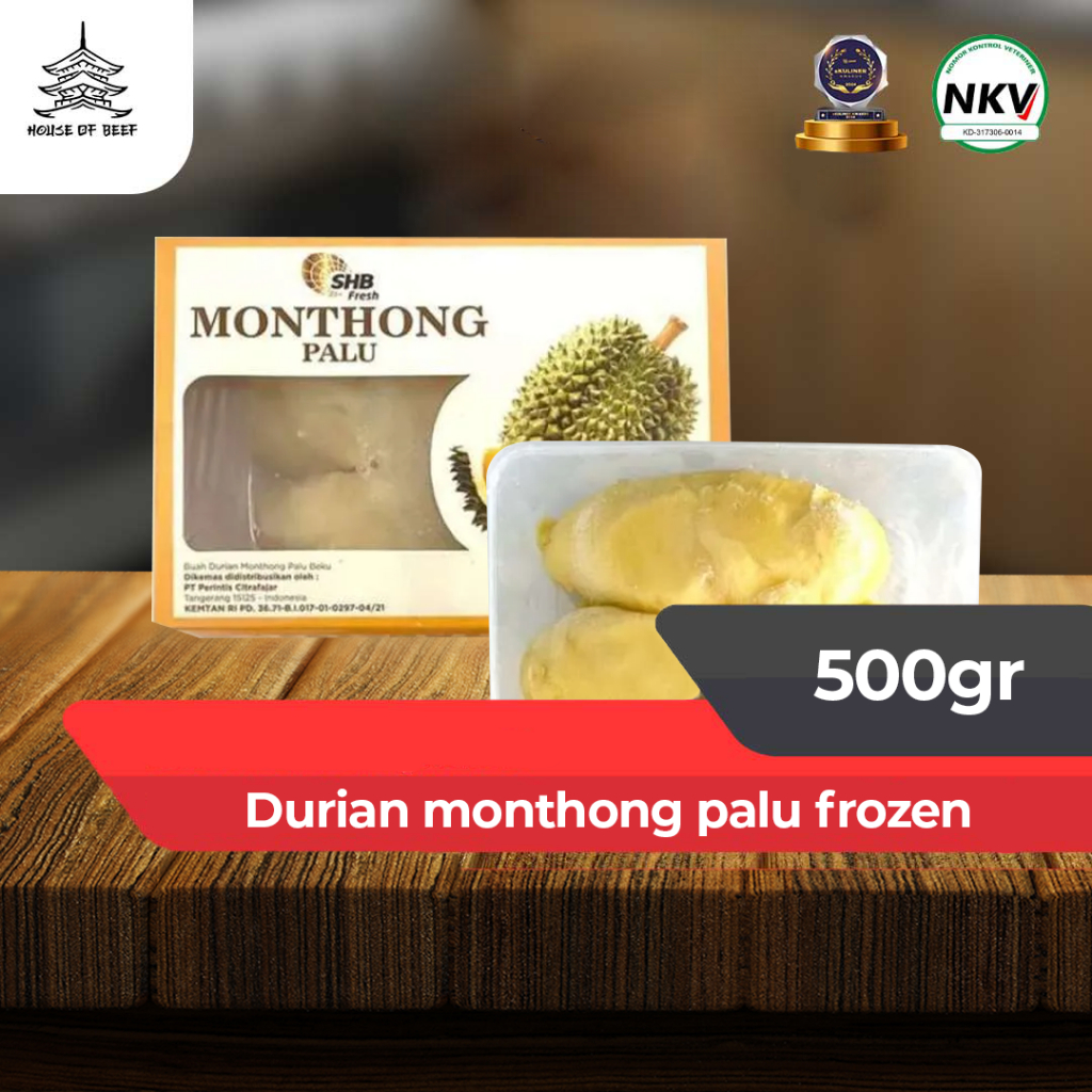 

durian monthong palu 500gr frozen