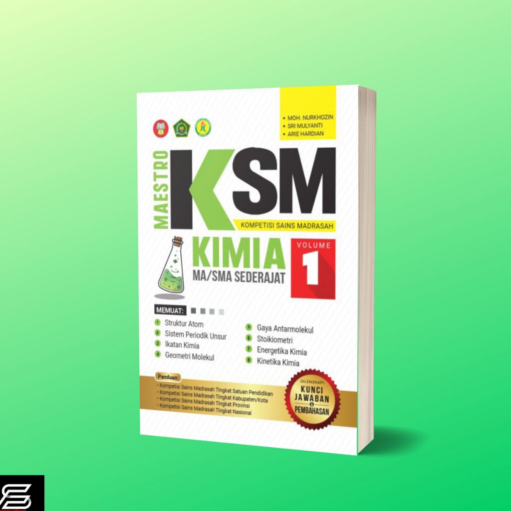 Buku Maestro KSM Kimia Madrasah Aliyah/MA Sederajat Volume 1