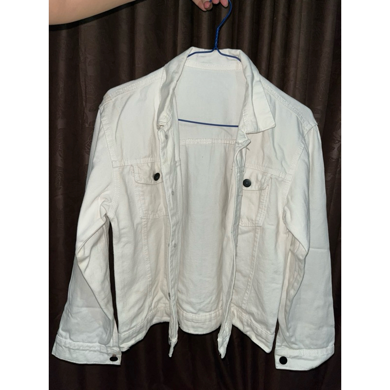PRELOVED JAKET JEANS PUTIH