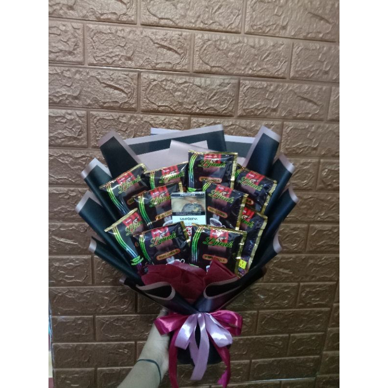 Buket Jajan Buket Kopi dan rokok//snack bouquet