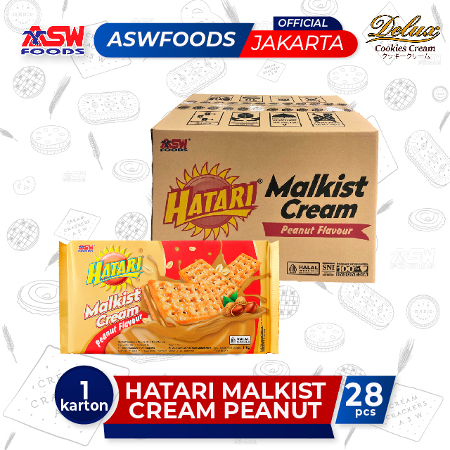 

Hatari Malkist Cream Peanut 118 Gr ( 28 Pcs ) - Karton