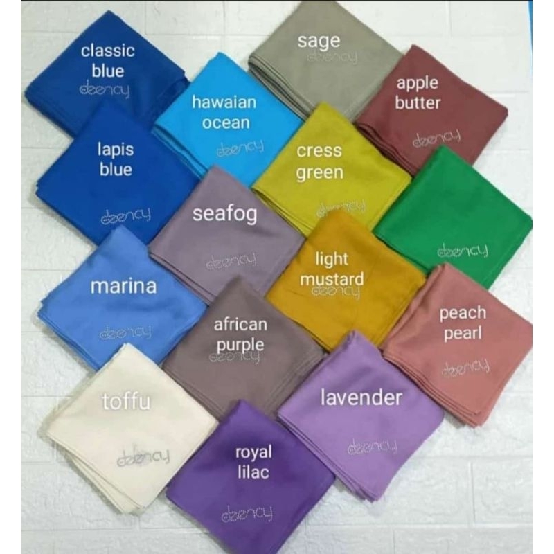 Plain scarves by deenay Original