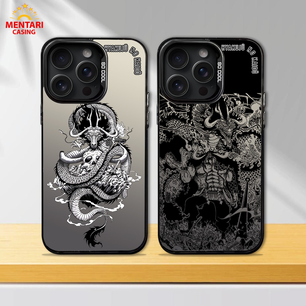 CASE IMD HOLOGRAM ITEL P55 NFC P55 5G S25 ULTRA S23 S25 A80 - Motif DRAGON KAIDO - Casing hp HYBRID 