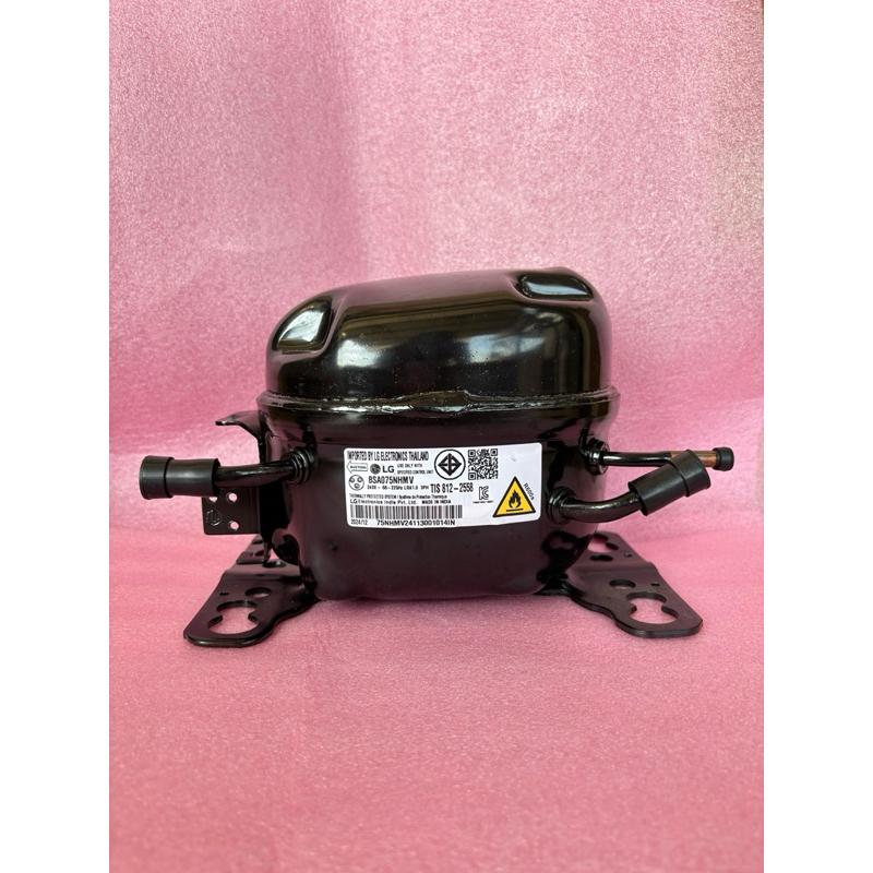 Compressor Kulkas LG Inverter 1/6Hp Freon R600 BSA075NHMV Original