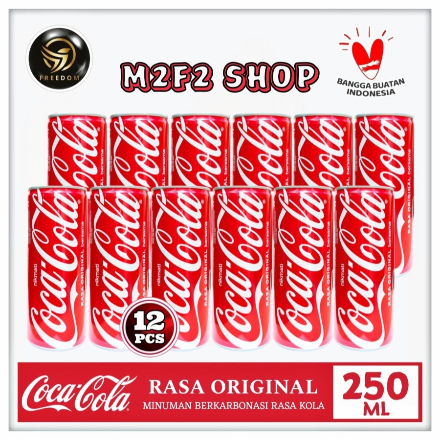 

Coca Cola Minuman Bersoda Kaleng | Can - 250 ml (Kemasan 12 Pcs)