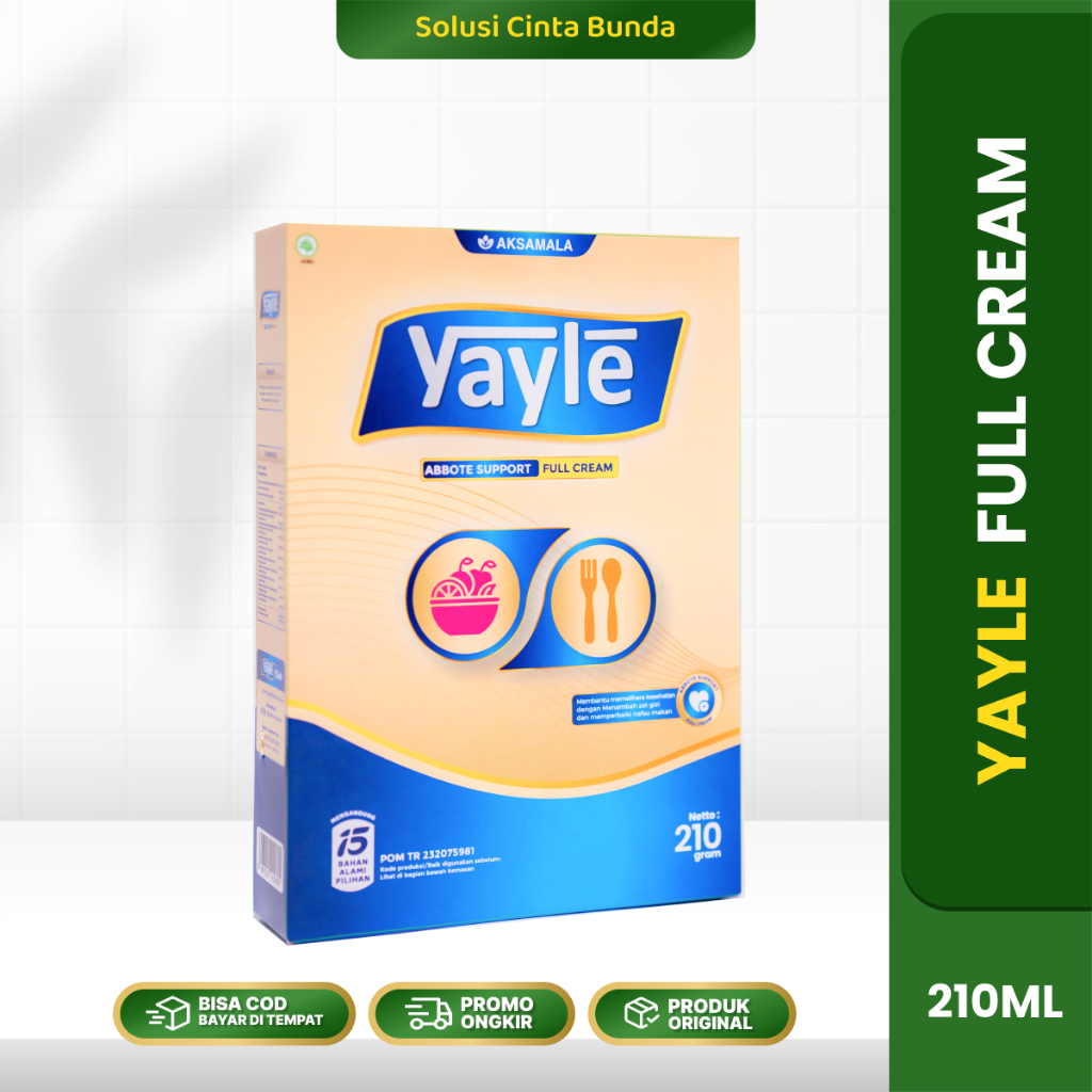 

Susu Yayle Abbote Full Cream 210 ml - Anti GTM, Menjaga Sistem Pencernaan & Menambah Imunitas Anak
