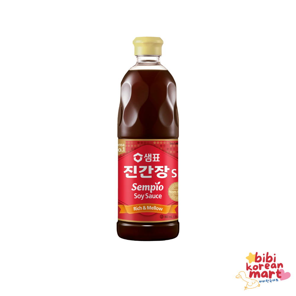 

bibi korean mart - sempio jin ganjang soysauce kecap asin korea 500ml / 860ml