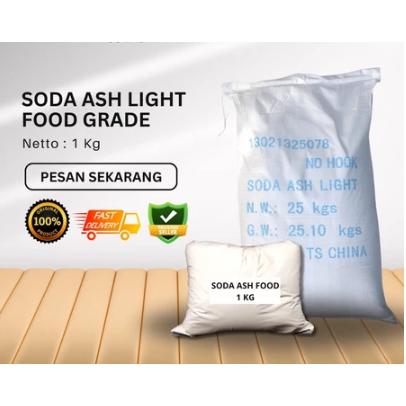 

SODA ASH LIGHT FOOD GRADE 1 KG ex CHINA
