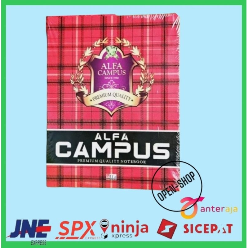 

Buku Tulis ALFA 58 lembar isi 10 Buku Uk Buku Kwarto Pendek