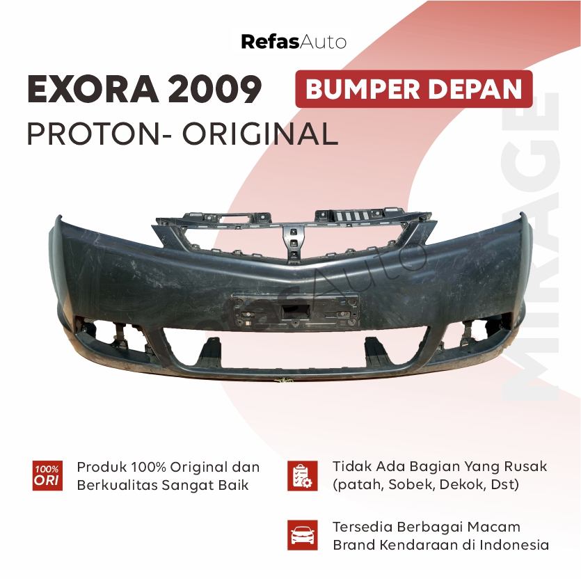 PROTON EXORA 2012 Bumper Depan Original Ex Asuransi Kondisi Mulus ±95% OEM