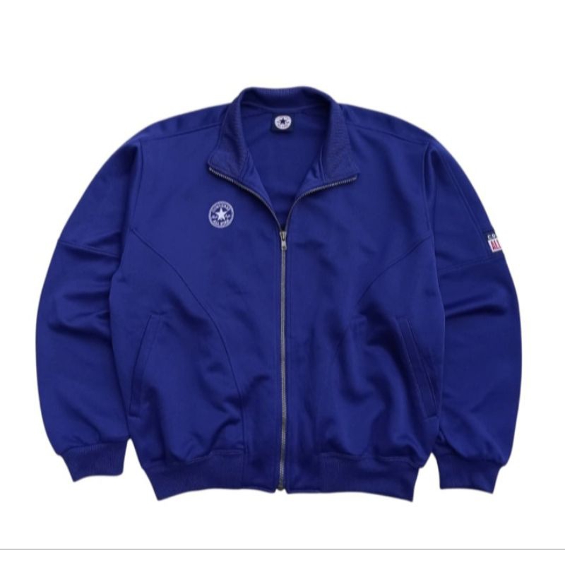 CONVERSE ALL STAR tracktop jacket vintage size M jaspo fit L (P64xL59)