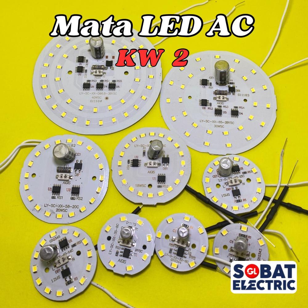 PCB Mata Lampu LED Kode KW2 Tanpa Driver - Langsung 220V ACR