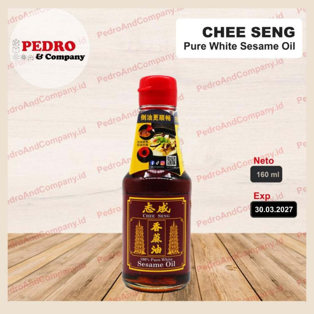 

Chee seng sesame oil 160 ml pure white - minyak wijen