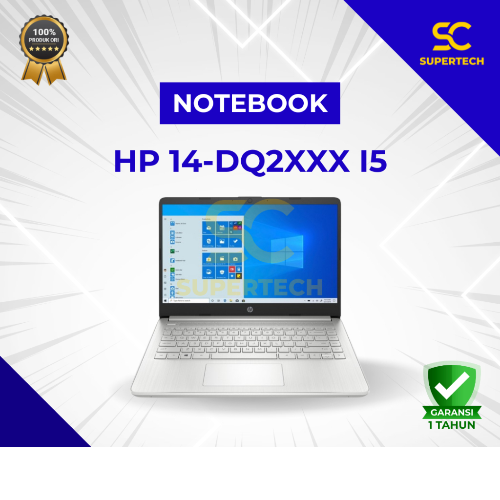 NOTEBOOK HP LAPTOP 14-DQ2XXX I5-1135G7 12GB 256 14 FHD W10 DISTRI