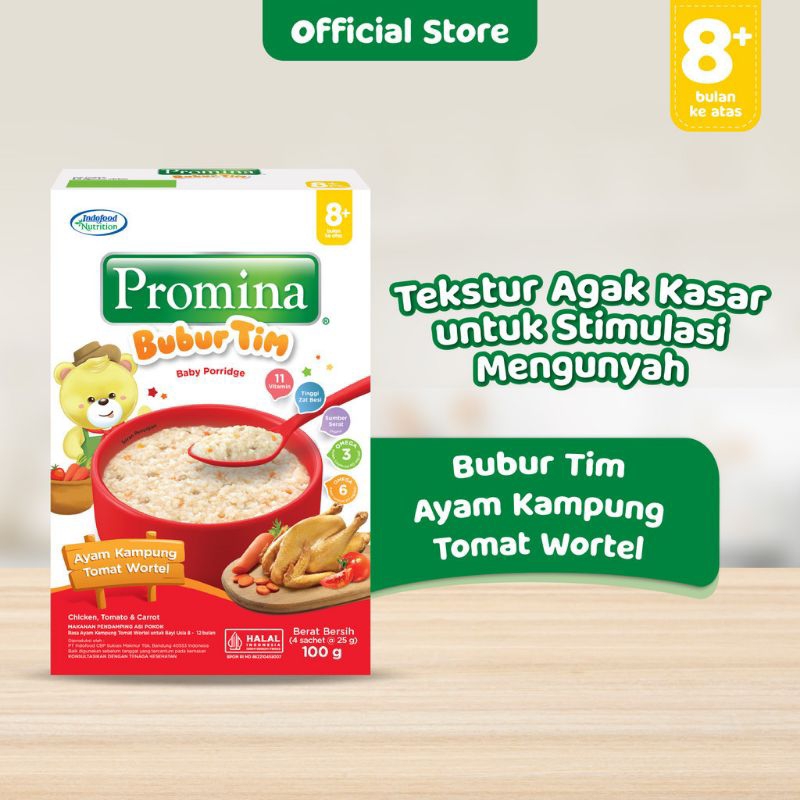 Promina Bubur Tim Ayam Kampung Tomat Wortel