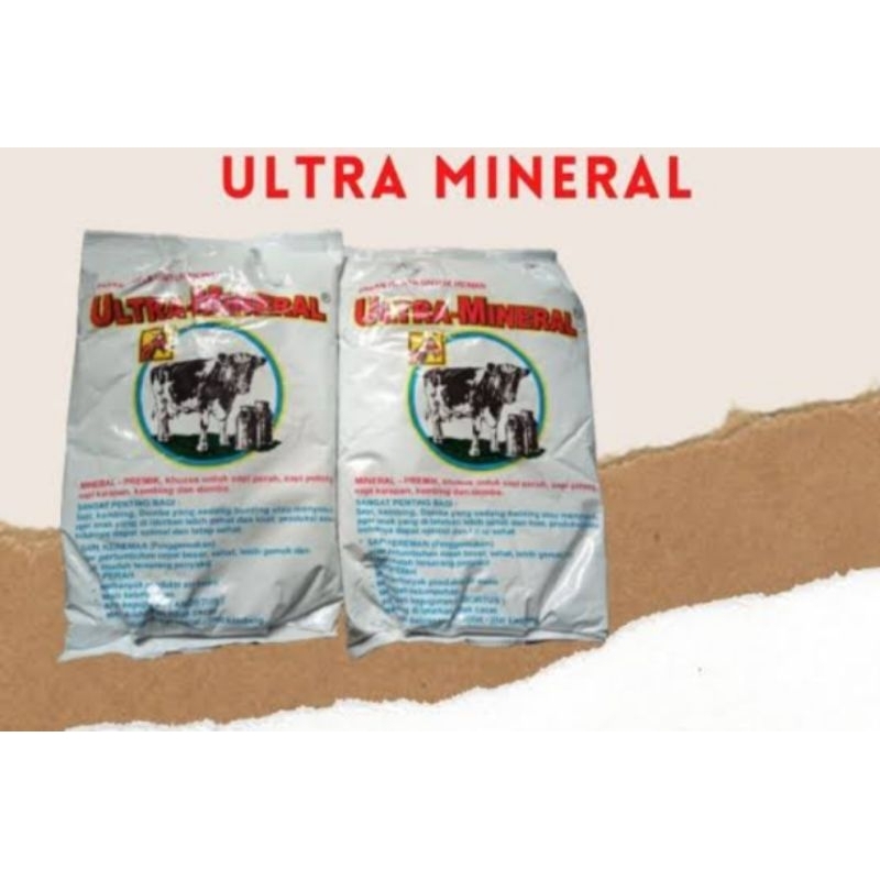 ULTRA MINERAL PREMIK HEWAN SAPI KAMBING DOMBA KUDA PERTUMBUHAN PENGGEMUKAN HEWAN