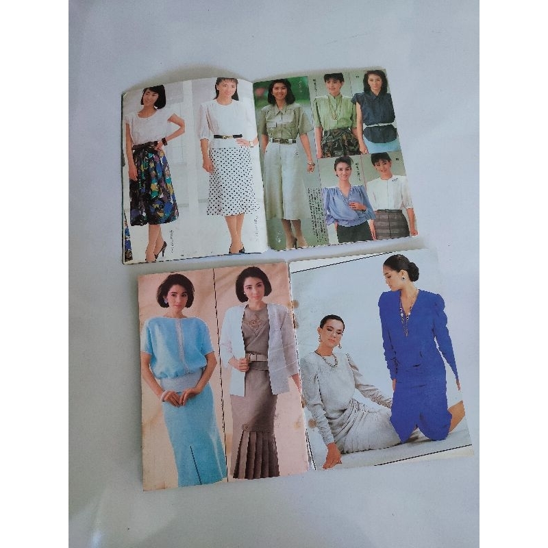 Buku antik majalah tabloid vintage Lady Collection tahun 1970 hingga 1980an koleksi buku lawas model