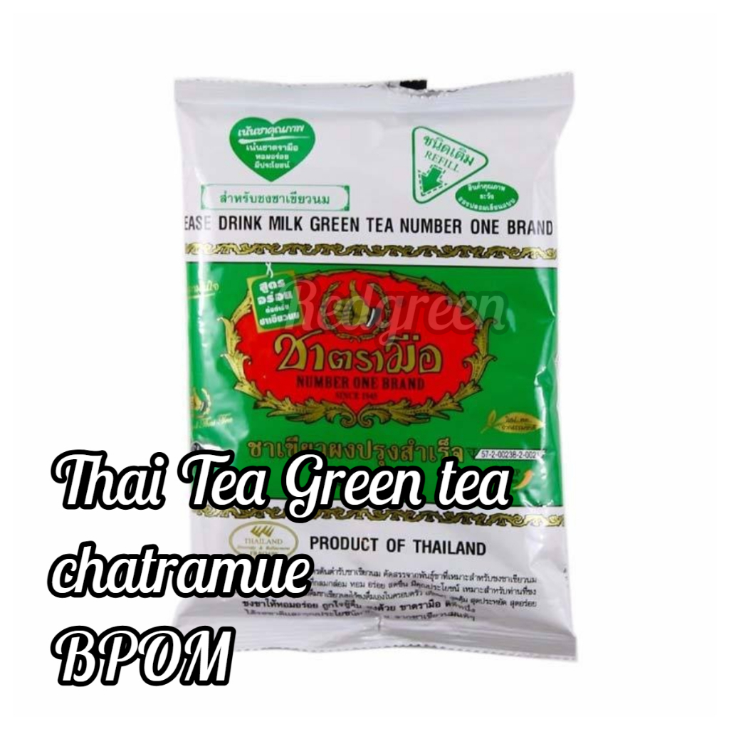 

THAI GREEN TEA NUMBER ONE / THAI GREENTEA NUMBER ONE chatramue BPOM