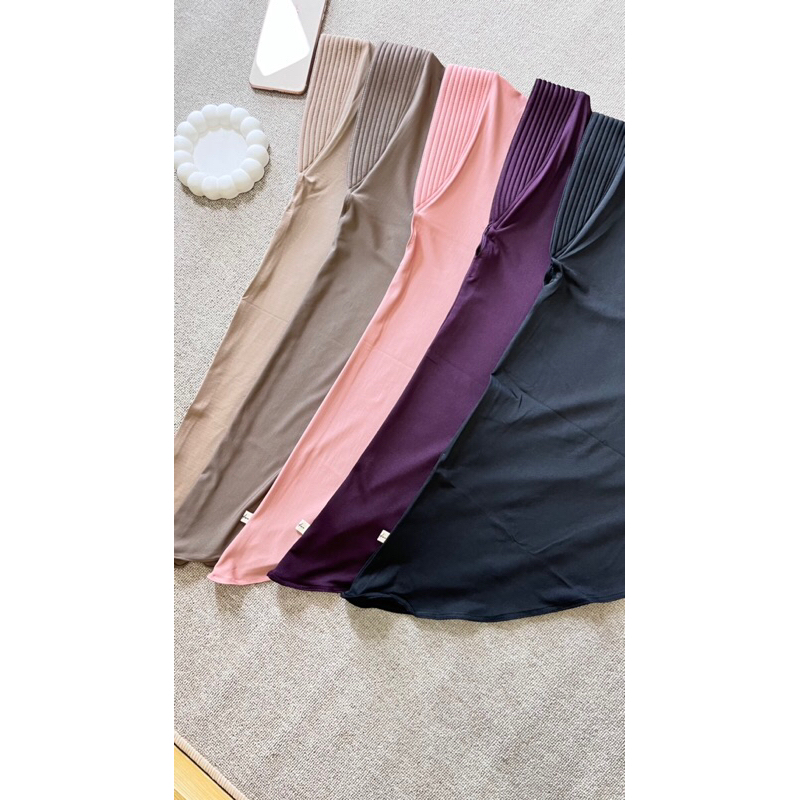 Hijab Bergo Pet Spandek pendek - Jilbab Instan Kaos Spandek Pet | Medina