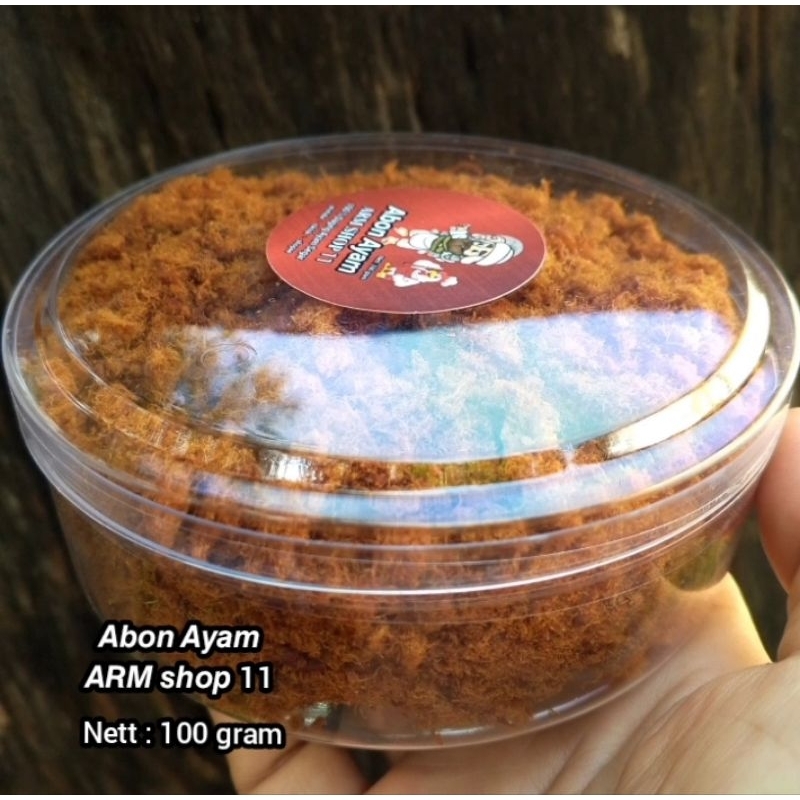 

Abon Ayam ARM shop 11 100 % daging ayam asli di perkaya dengan bumbu rempah Nusantara