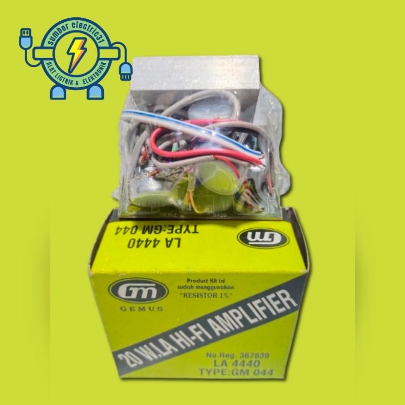 KIT DRIVER POWER AMPLIFIER DC 12VOLT 20 WATT GM 044