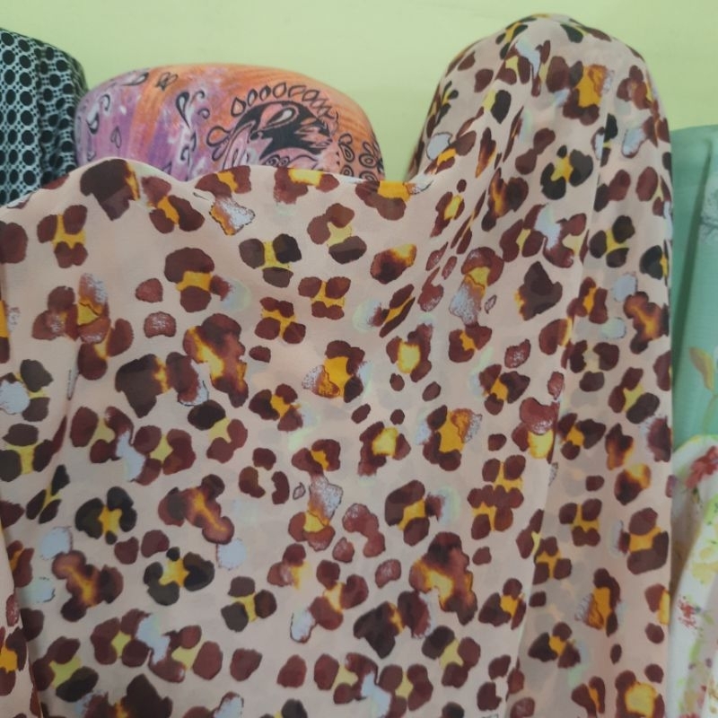 kain sifon motif | Harga/0,5 m | kain sifon meteran | kain sifon sutra | bahan sifon premium meteran