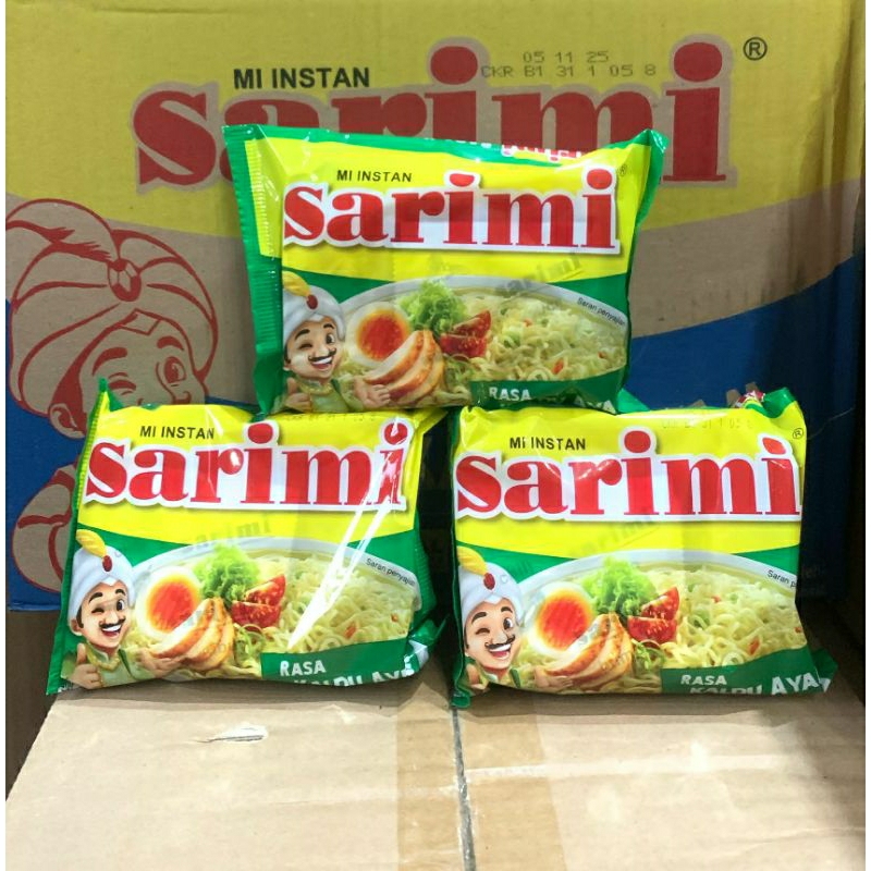 

[MIE TERMURAH free packing BUBBLE WRAP] SARIMI KALDU AYAM KARTONAN isi 40 pcs