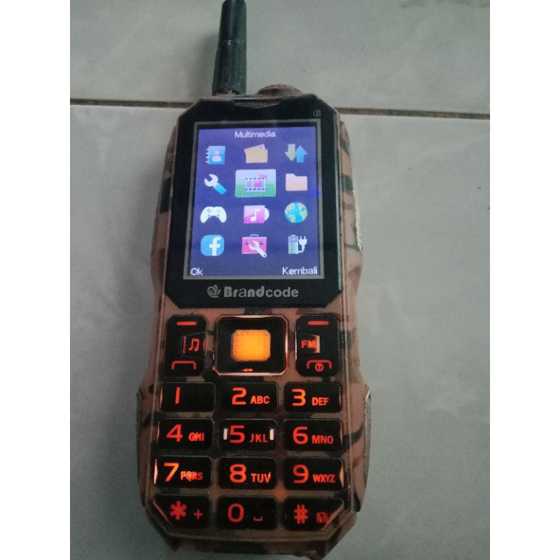 Hp gunung +senter Brandcode