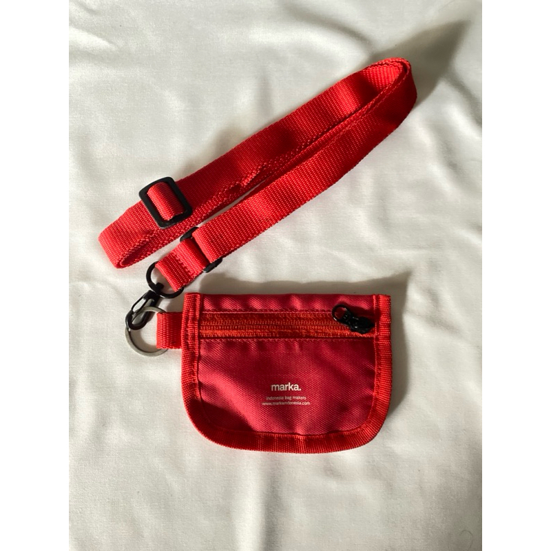 

LANYARD DOMPET CARD MARKA MERAH