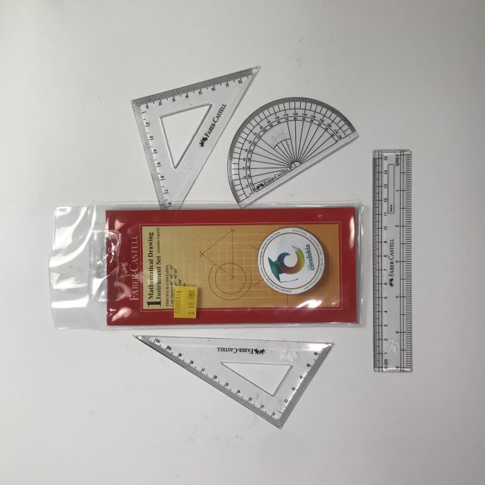

Penggaris Set FABER CASTELL No. 163504 Mathematical Drawing Instrument